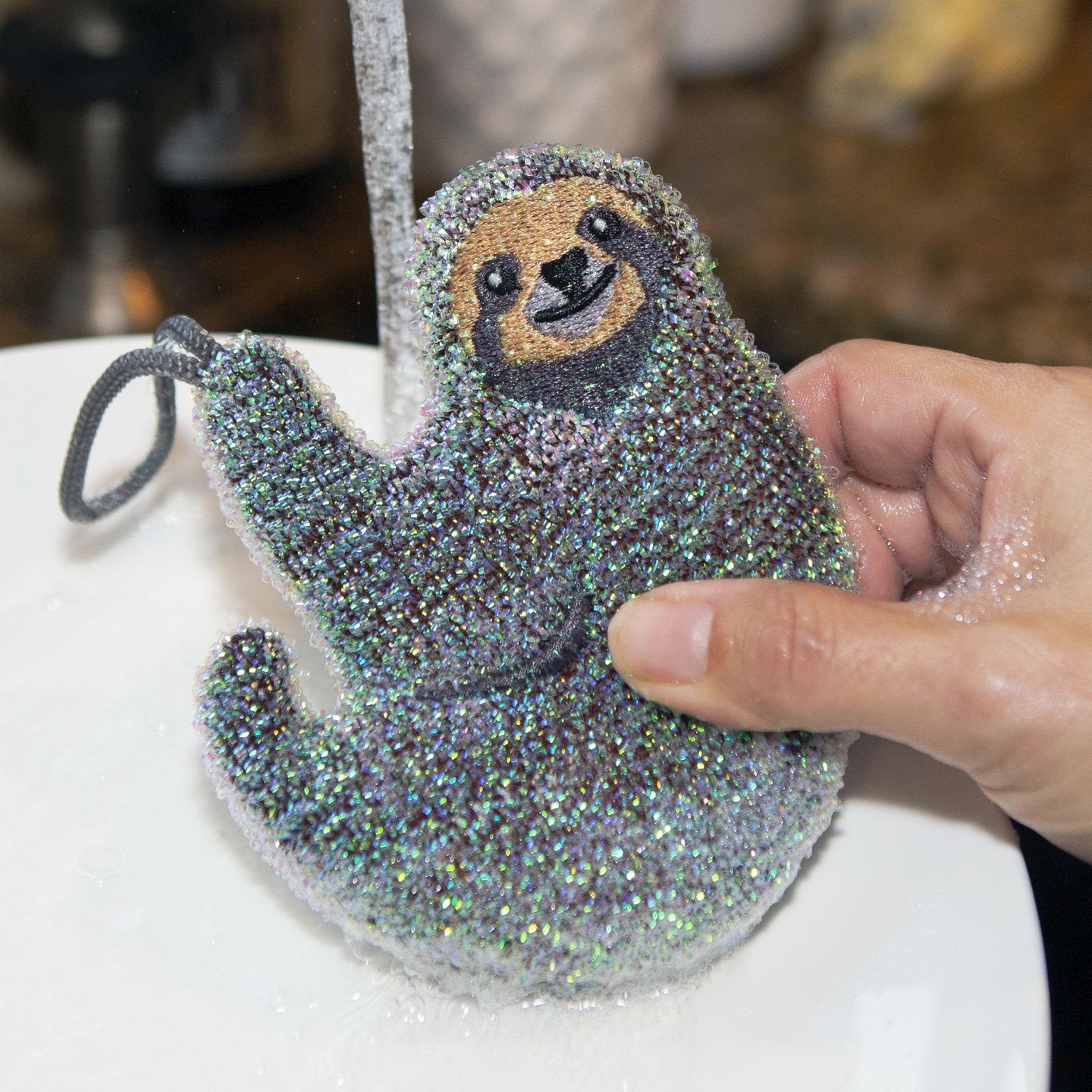 Scrub Sponge : Sloth set of 3 Kikkerland - Oscar & Libby's