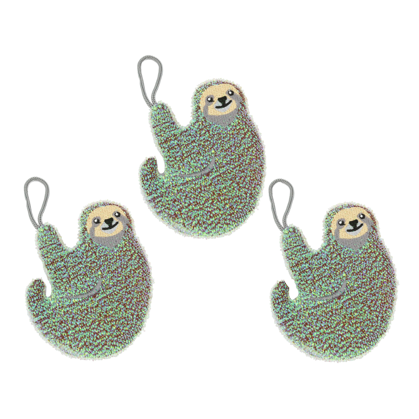 Scrub Sponge : Sloth set of 3 Kikkerland - Oscar & Libby's