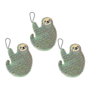 Scrub Sponge : Sloth set of 3 Kikkerland - Oscar & Libby's