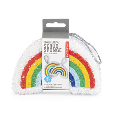 Scrub Sponge : Rainbow set of 2 Kikkerland - Oscar & Libby's