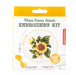 Mini Cross Stitch Embroidery Kit - Sunflower Kikkerland - Oscar & Libby's