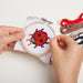 Mini Cross Stitch Embroidery Kit - Ladybug Kikkerland - Oscar & Libby's