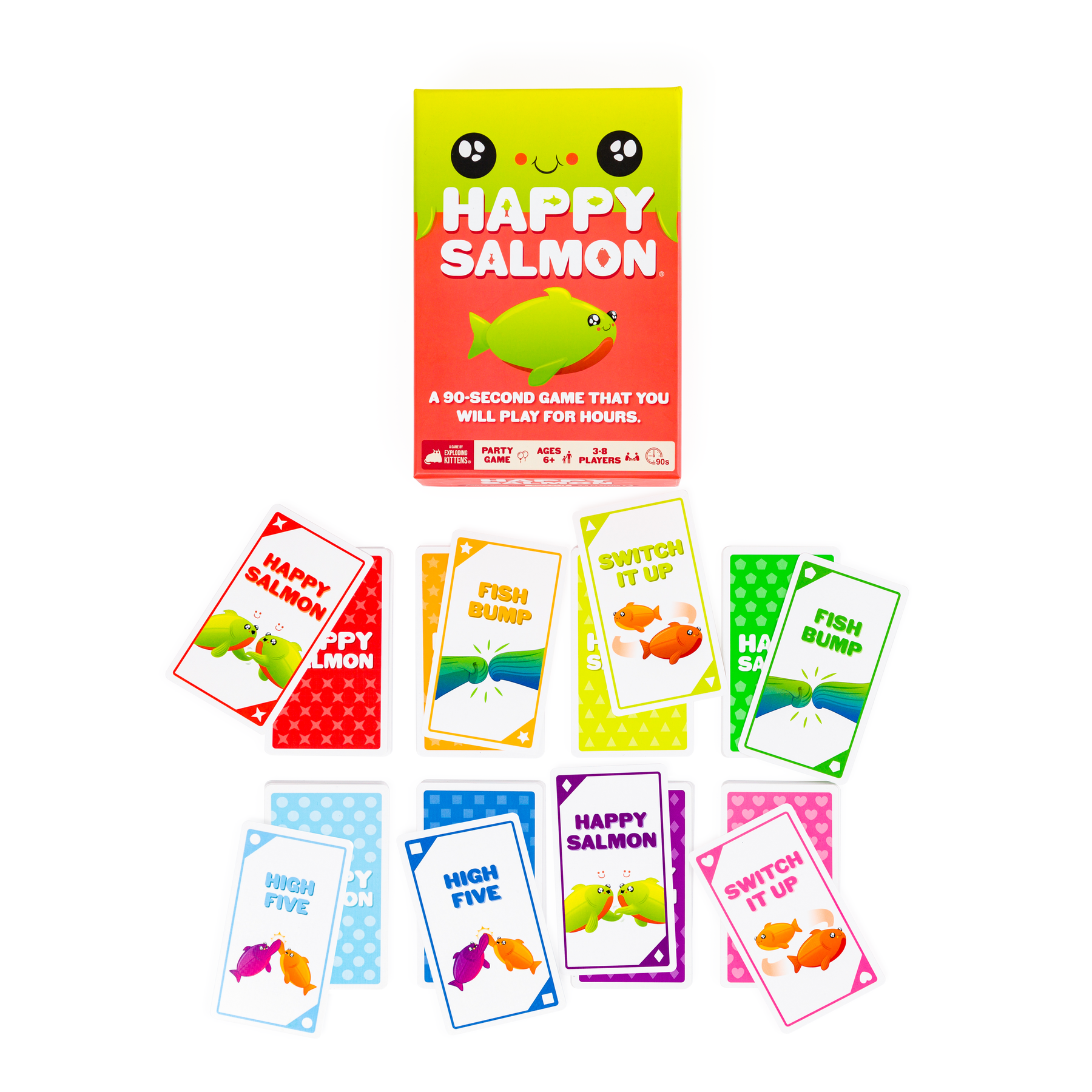 Happy Salmon Exploding Kittens - Oscar & Libby's