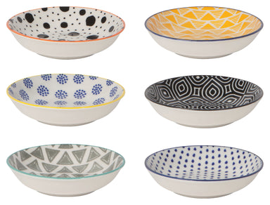Bits & Dots Pinch Bowls - Set of Six Danica - Oscar & Libby's