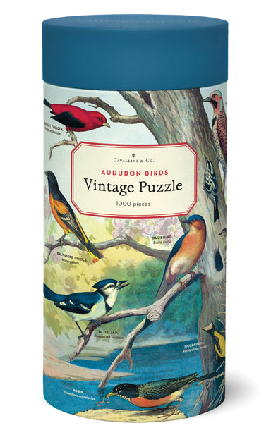 Cavallini & Co | Audubon Birds 1000 piece puzzle Cavallini & Co - Oscar & Libby's