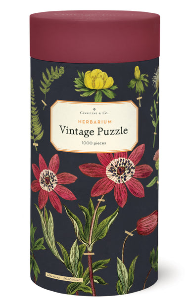 Cavallini & Co | Herbarium 1000 piece puzzle Cavallini & Co - Oscar & Libby's