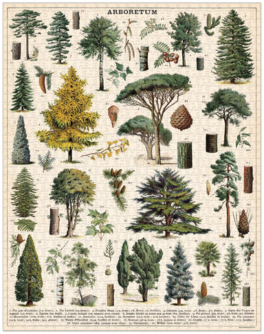 Cavallini & Co | Arboretum 1000 piece puzzle Cavallini & Co - Oscar & Libby's