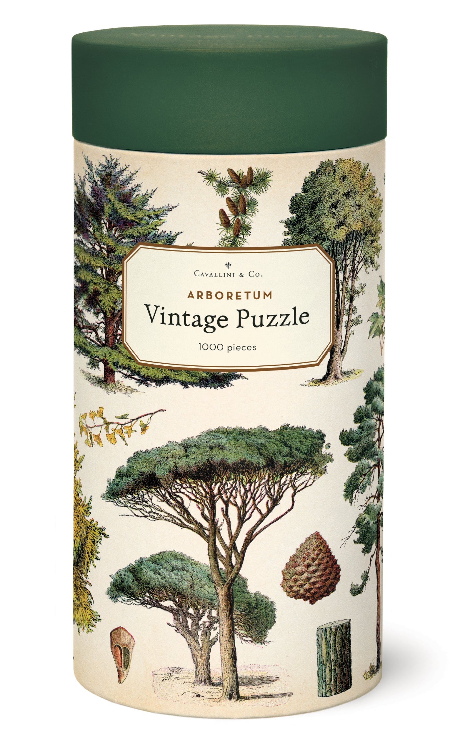 Cavallini & Co | Arboretum 1000 piece puzzle Cavallini & Co - Oscar & Libby's