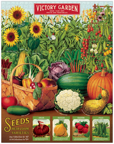 Cavallini & Co | Victory Garden 1000 piece puzzle Cavallini & Co - Oscar & Libby's