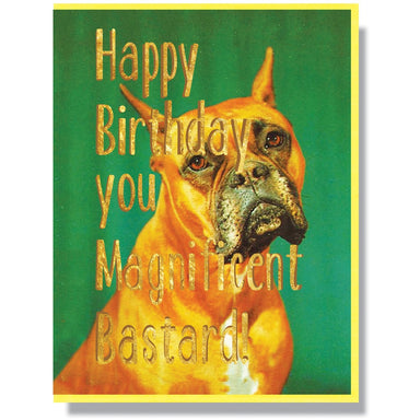 Happy Birthday You Magnificent Bastard! | Smitten Kitten Pedaller Designs - Oscar & Libby's