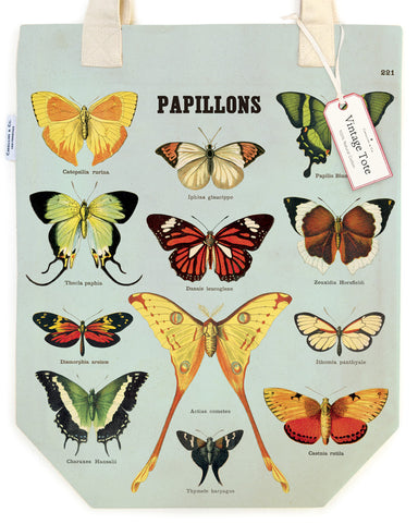 Butterflies Tote Bag | Cavallini Cavallini & Co - Oscar & Libby's