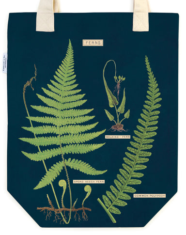 Ferns Tote Bag | Cavallini Cavallini & Co - Oscar & Libby's