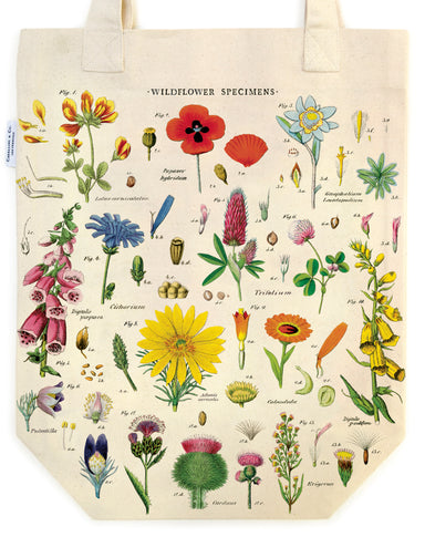 Wild Flowers Tote Bag | Cavallini Cavallini & Co - Oscar & Libby's