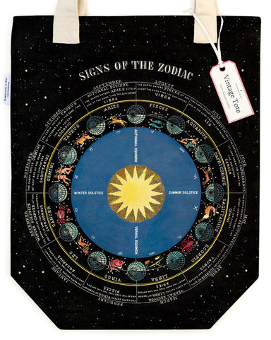 Zodiac Tote Bag | Cavallini Cavallini & Co - Oscar & Libby's