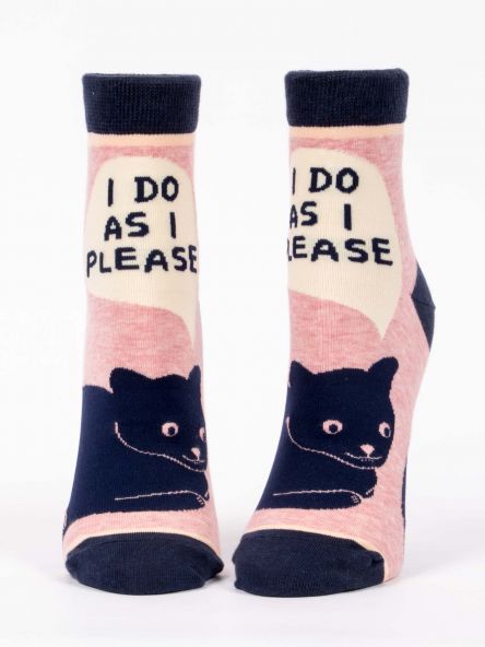 Blue Q | Women's Ankle Socks | I Do As I Please Blue Q - Oscar & Libby's