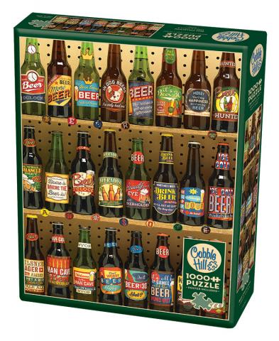 Cobble Hill | Beer Collection 1000 piece puzzle Cobble Hill - Oscar & Libby's