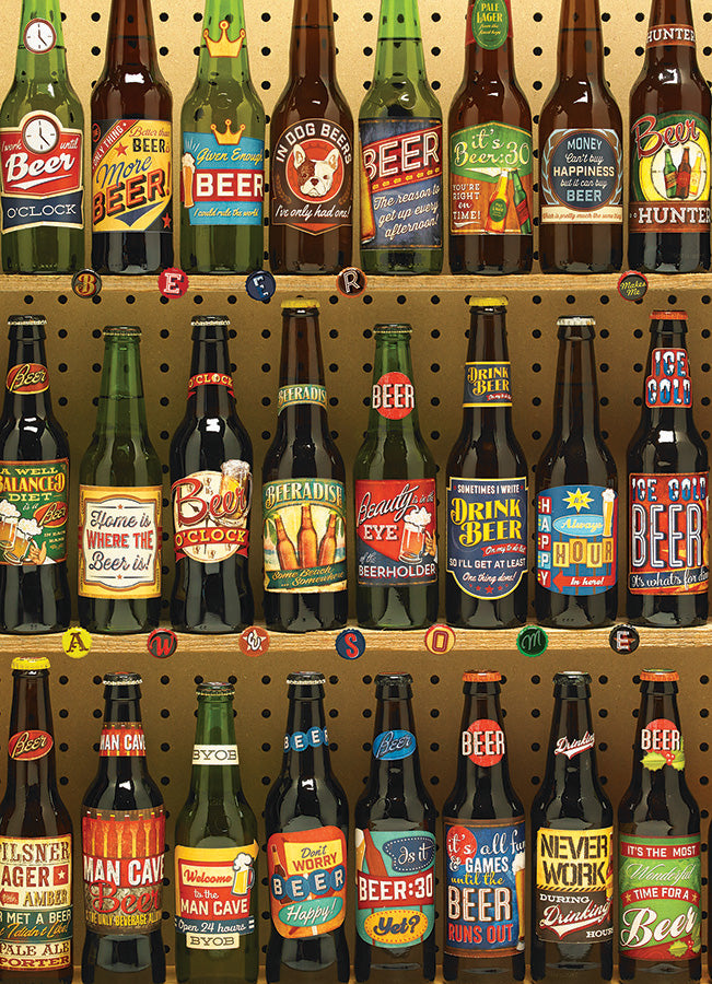 Cobble Hill | Beer Collection 1000 piece puzzle Cobble Hill - Oscar & Libby's
