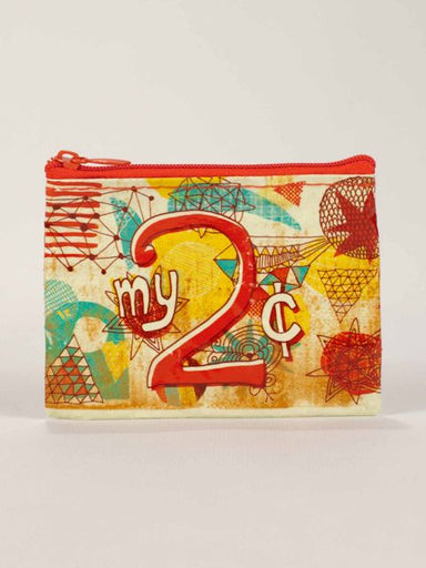 Blue Q | Change Purse | My Two Cents Change Purse - Oscar & Libby's