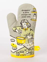 Blue Q Oven Mitt | Droppin' A New Recipe on your Ass Blue Q - Oscar & Libby's