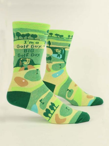 Blue Q | Men's Crew Socks | Big Golf Guy. Blue Q - Oscar & Libby's