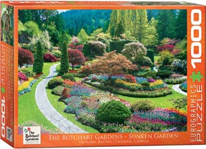 Eurographics | Butchart Sunken Gardens 1000 piece puzzle Eurographics - Oscar & Libby's