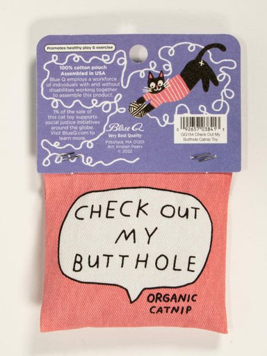 Catnip Toy - Check out my Butthole - Oscar & Libby's