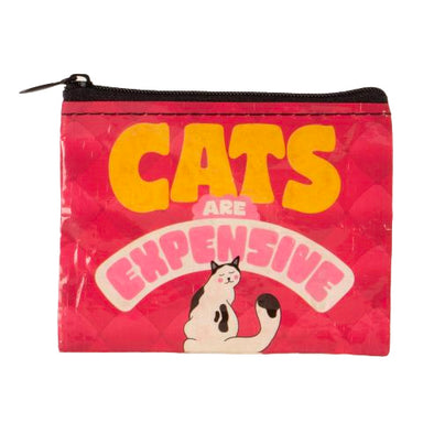 Blue Q | Change Purse | Cats Are Expensive Blue Q - Oscar & Libby's