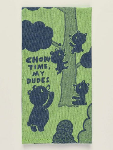 Chow Time, My Dudes Dish Towel | Blue Q Blue Q - Oscar & Libby's
