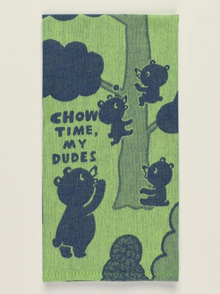 Chow Time, My Dudes Dish Towel | Blue Q Blue Q - Oscar & Libby's
