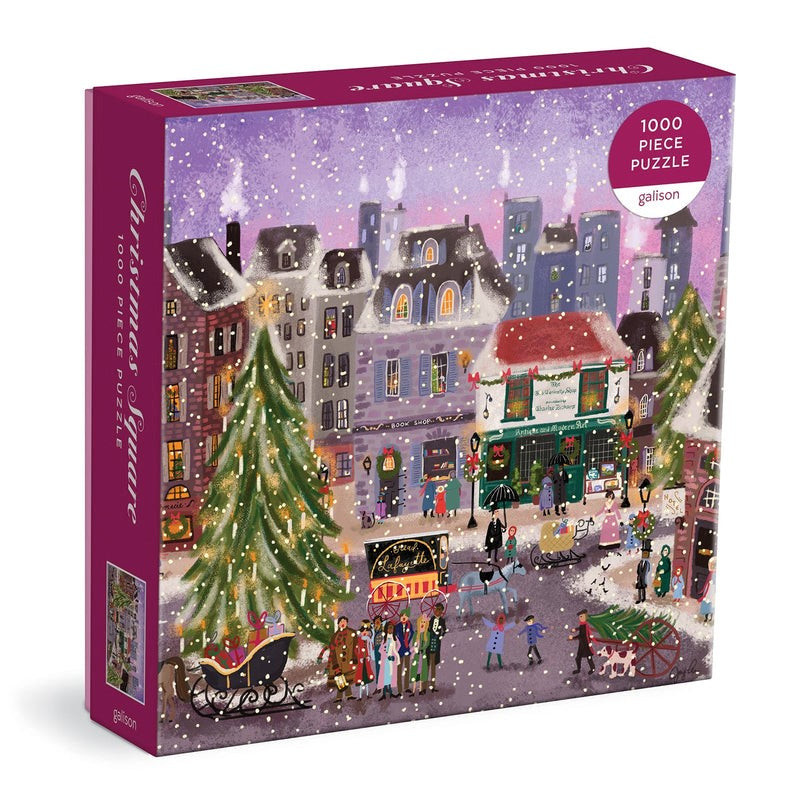 Galison | Christmas Square 1000 piece puzzle - Oscar & Libby's