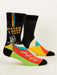 Blue Q | Men's Crew Socks | Classic Rock Socks Blue Q - Oscar & Libby's