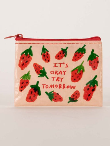 Blue Q | Change Purse | It's Okay Try Tomorrow - Oscar & Libby's