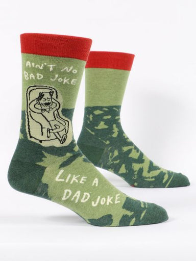 Blue Q | Men's Crew Socks | Ain't No Bad Joke Blue Q - Oscar & Libby's