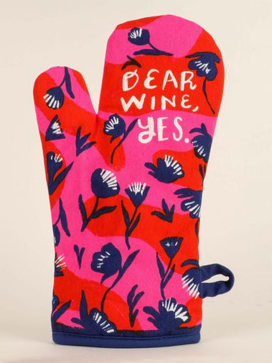 Blue Q Oven Mitt | Dear Wine, Yes Blue Q - Oscar & Libby's