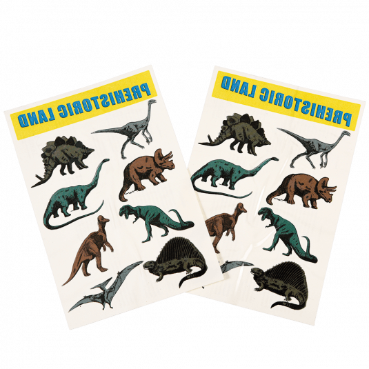 Temporary Tattoos | Prehistoric Land - Oscar & Libby's