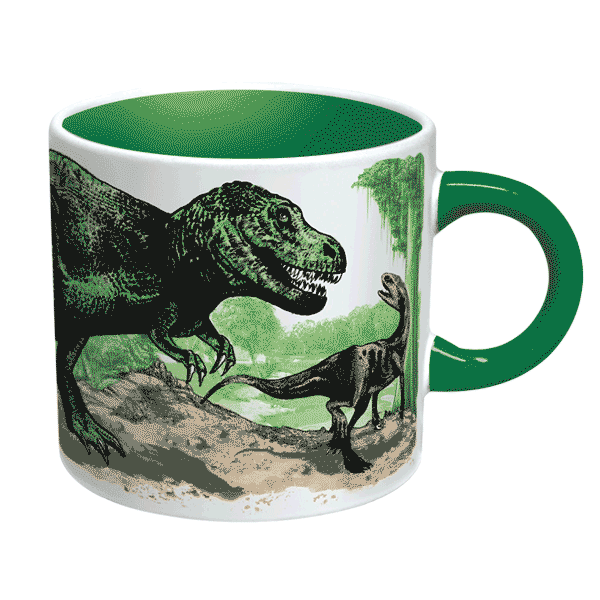 Disappearing Dinos Mug Philosophers Guild - Oscar & Libby's