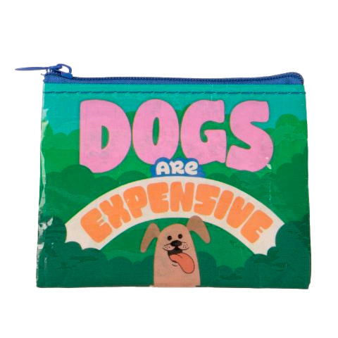 Blue Q | Change Purse | Dogs Are Expensive Blue Q - Oscar & Libby's