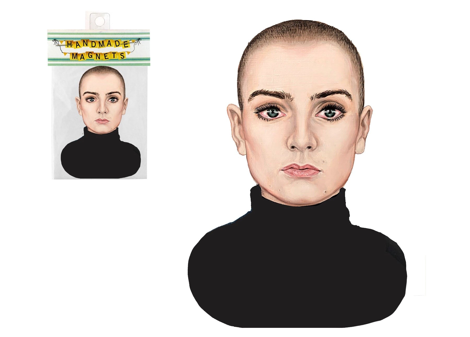 Sinead O'Connor Magnet | The Dolly Shop - Oscar & Libby's