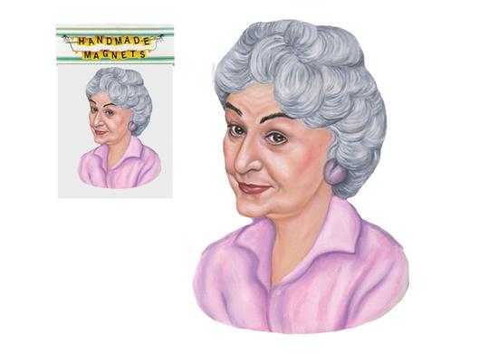 Golden Girls Dorothy Magnet | The Dolly Shop The Dolly Shop - Oscar & Libby's