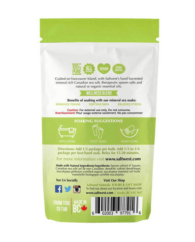 Saltwest | Soothing Eucalyptus Bath Soak Saltwest - Oscar & Libby's