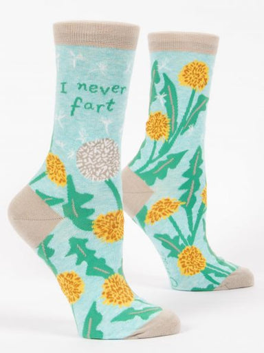 Blue Q | Women's Crew Socks | I Never Fart Blue Q - Oscar & Libby's