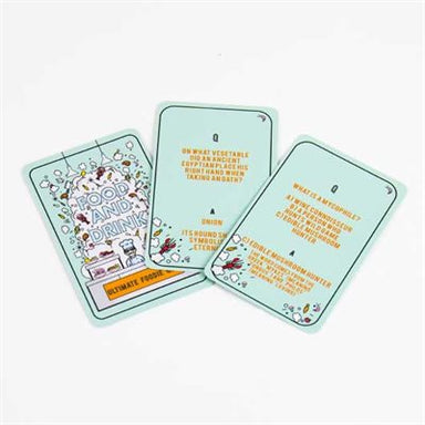 Food and Drink Trivia Cards - Oscar & Libby's