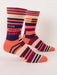 Blue Q | Men's Crew Socks | Fun Person Alert Blue Q - Oscar & Libby's