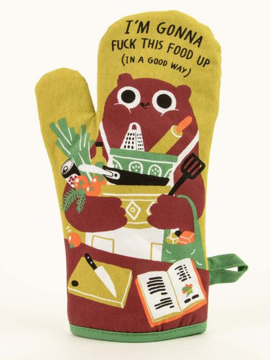 Blue Q Oven Mitt | Fuck This Food Up Blue Q - Oscar & Libby's