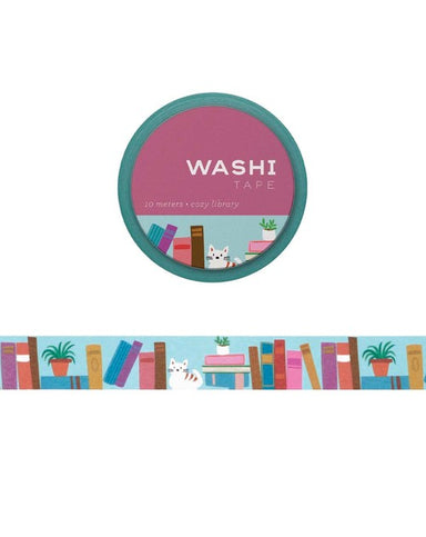 Cozy Library Washi Tape | Girl of All Work - Oscar & Libby's