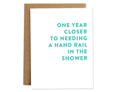 Hand Rail Birthday Card | Rhubarb Paper Rhubarb Paper Co - Oscar & Libby's