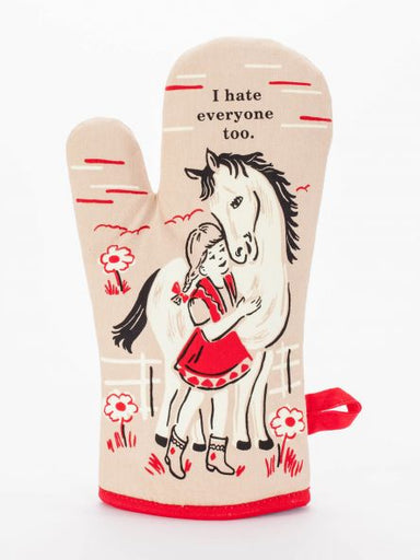 Blue Q Oven Mitt | I Hate Everyone Too Blue Q - Oscar & Libby's