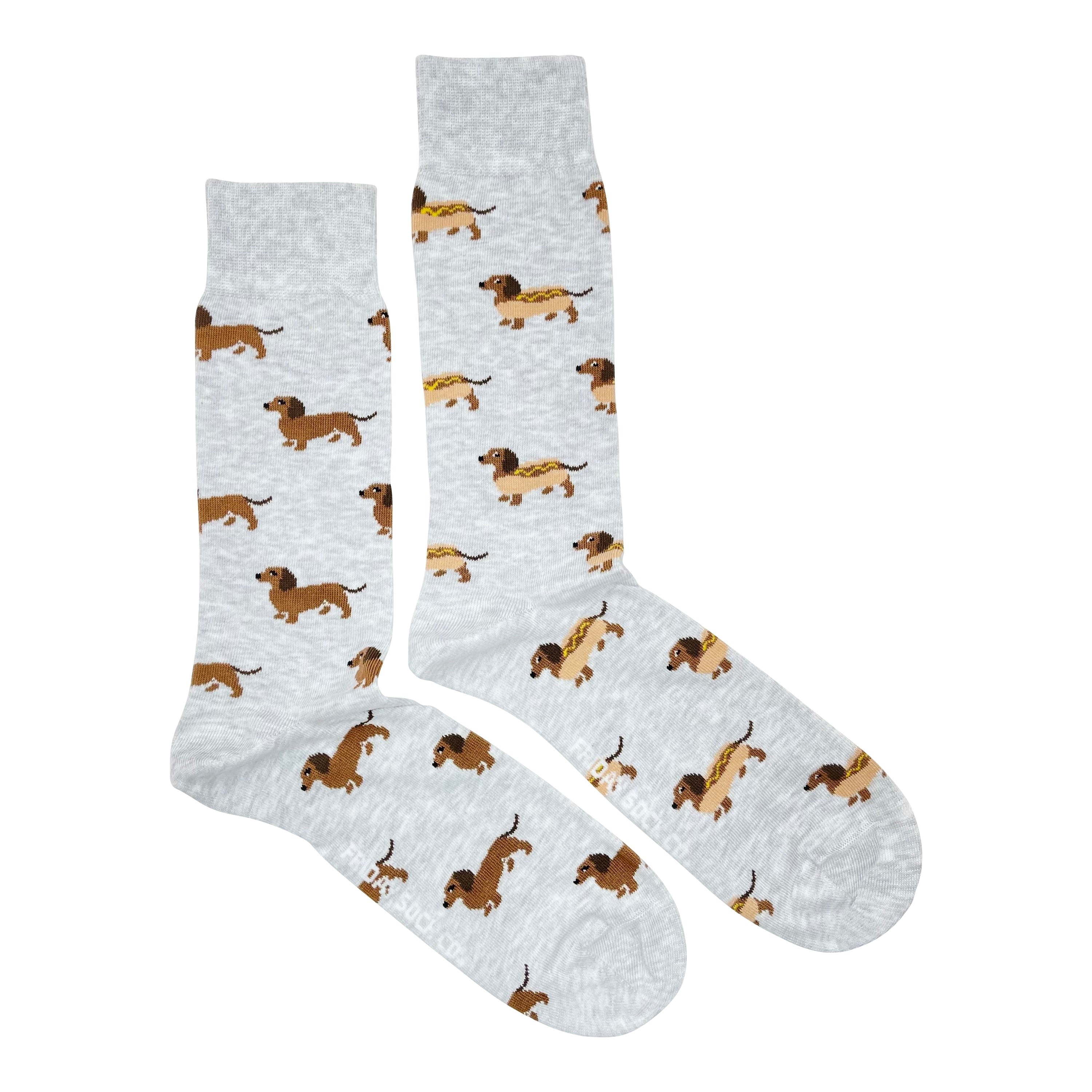 Friday Sock Co. |  Men's Socks | Hot Dogs - Oscar & Libby's