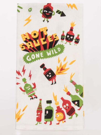 Hot Sauces Gone Wild Dish Towel | Blue Q Blue Q - Oscar & Libby's