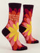 Blue Q | Women's Crew Socks | Watch Out, I'll Fuckin' Hug You Blue Q - Oscar & Libby's